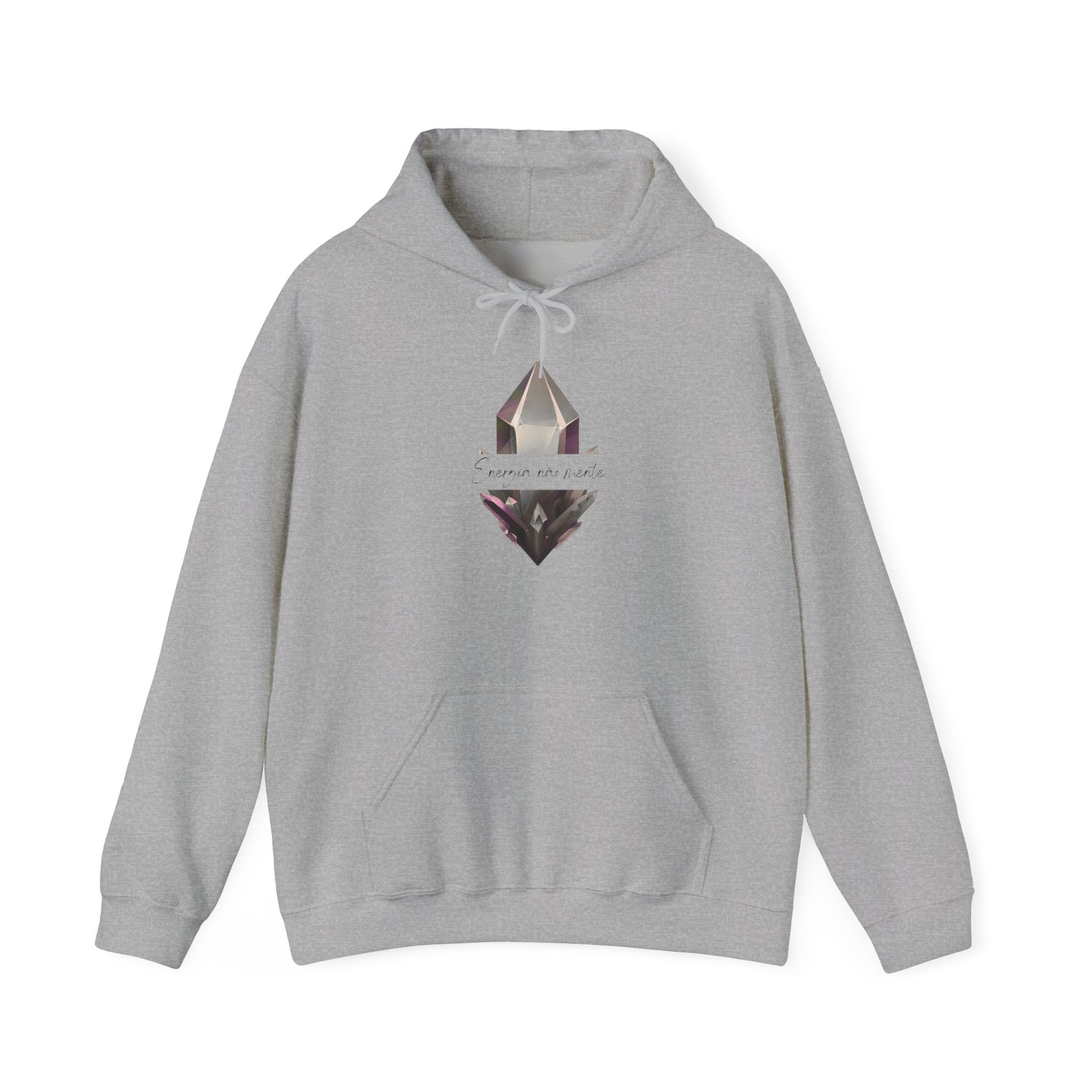 Crystal Compass Hoodie — "Sometimes We're Meant" Inspirational Graphic Hoodie